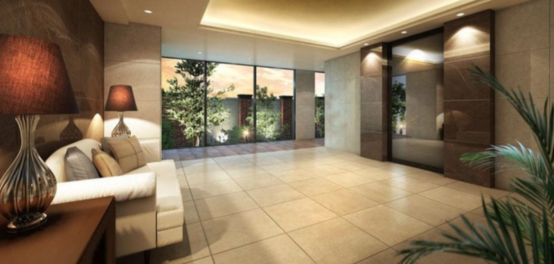 ファイル:グローベル ザ・一橋学園レジデンス エントランスホール完成予想図.png