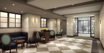 ザ・パークハウス 三鷹レジデンス　エントランスホール完成予想CG