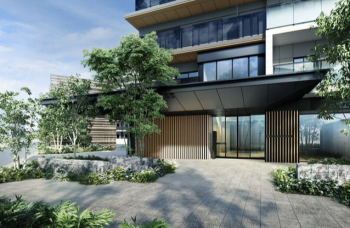 プラウド吹田　エントエランスアプローチ完成予想図