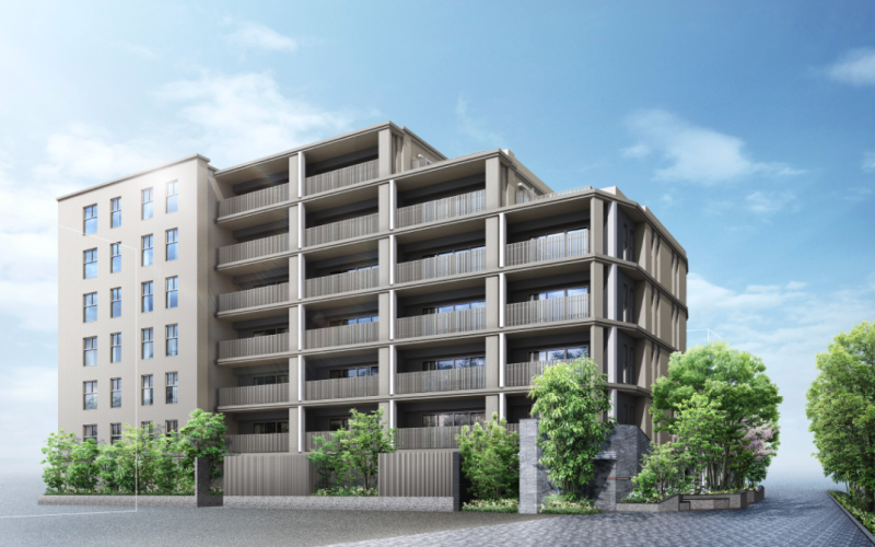 ファイル:ライオンズ横濱仲町台ヴィアーレ 外観完成予想図.png