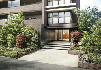 ルネ川口ユトリエ　エントエランスアプローチ完成予想図