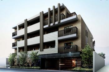 オープンレジデンシア文京六義園テラス　外観完成予想CG