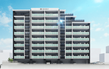 サングレート姪浜駅南ファースト＆ネクスト　外観完成予想図