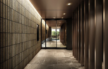 ソルティア京橋リバーフロント　エントエランス完成予想図