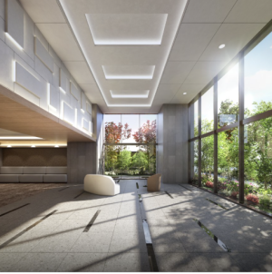 ハイムスイート高崎 ザ・レジデンス　グランドホワイエ完成予想CG