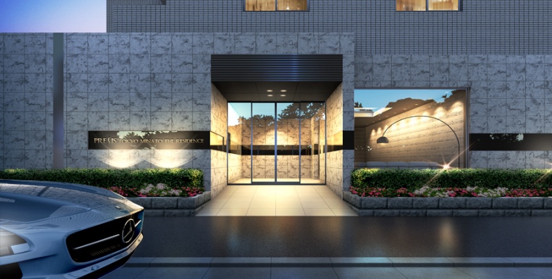 ファイル:プレシス東京 湊 THE RESIDENCEエントランス.jpg