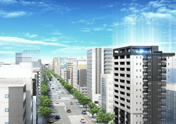 クリオ渡辺通アーバンマークス　外観完成予想図