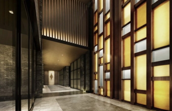 シエリア大阪上町台パークタワー　エントランスホール完成予想CG