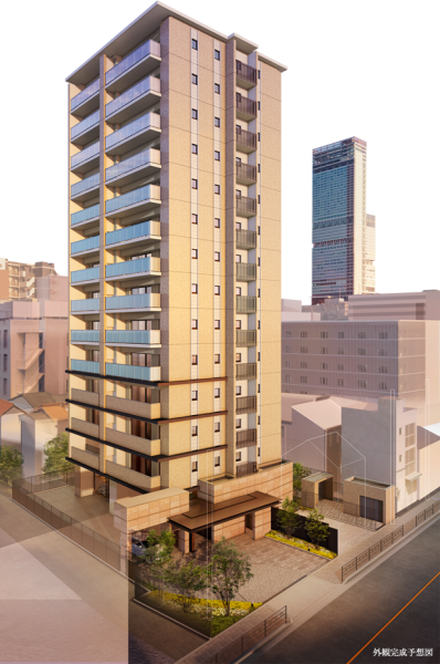 ファイル:ユニハイム阿倍野 松崎町レジデンス外観CG.png