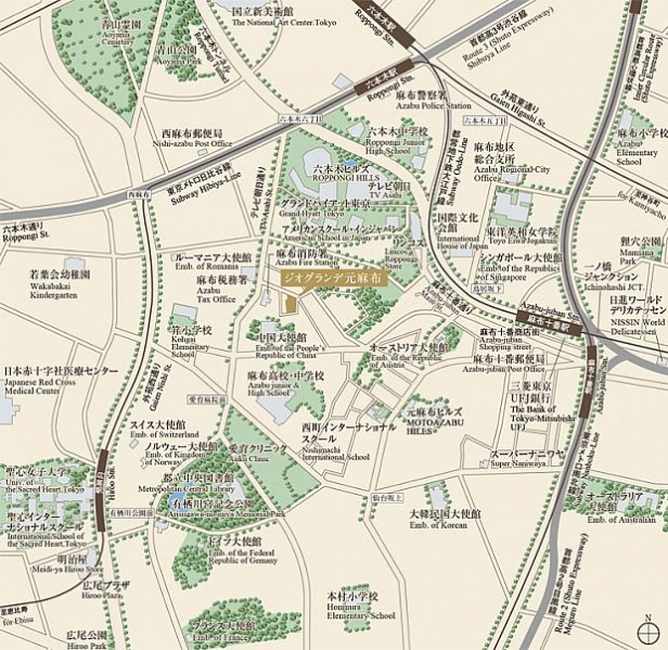 ファイル:現地案内図 元麻布160929.jpg