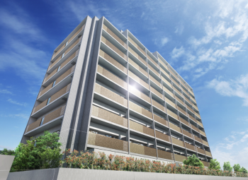 アルファスマート神田公園II　外観完成予想CG