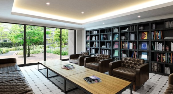 グランアリーナレジデンス　ブックラウンジ完成予想図