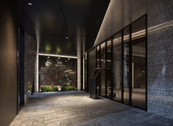 グランドメゾン名駅三丁目　風除室完成予想CG