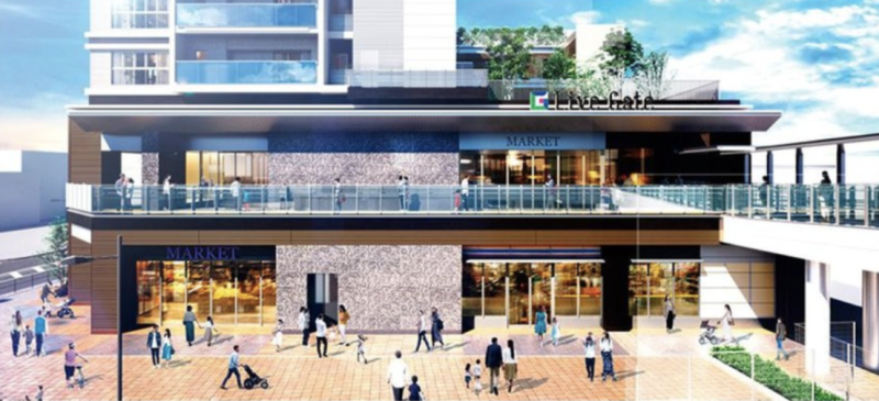 ファイル:ライオンズ横濱瀬谷ステーションスクエア ｢ライブゲート瀬谷｣外観完成予想図.png