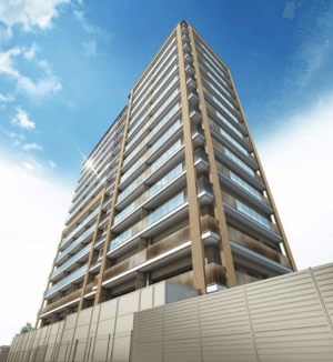 ワコーレ神戸三宮G.C.　外観完成予想図