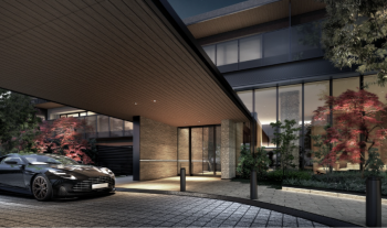 ヴィークハウス深沢　車寄せ完成予想図