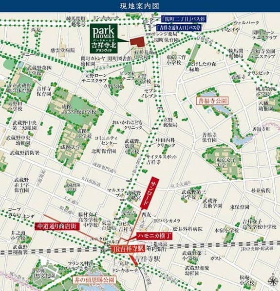 ファイル:現地案内図 吉祥寺161124.jpg