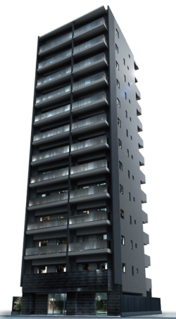 オープンレジデンシア四谷坂町　外観完成予想CG