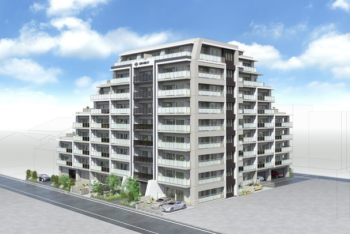 サングレート博多イーエックス　外観完成予想図1