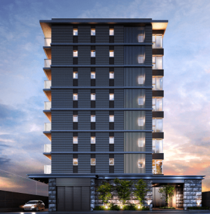 ローレルコート奈良三条宮前町　外観完成予想図1