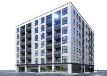 イーグルコート二条駅ウエスト　外観完成予想図