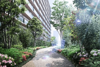 ガーデンクロス東京王子　ガーデンパス完成予想図