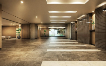 パークナードなら新大宮―佐保川さくら通り―　エントランスホール完成予想図