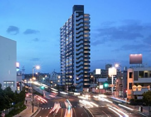 プレサンスロジェ牧港レーヴタワー　外観完成予想CG