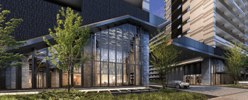 レーベン仙台 THE BRIGHTAS エントランスアプローチ完成予想CG