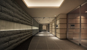 ザ・パークハウス 中目黒小川坂　エントランス  風除室 完成予想図