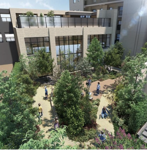 GREEN TOKYO PROJECT　中庭完成予想CG