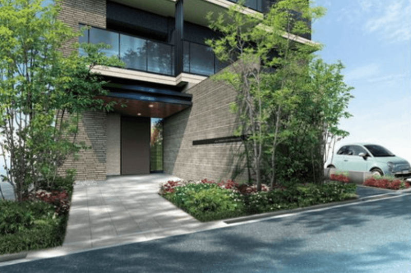 ファイル:アウラ大阪上本町 エントエランスアプローチ完成予想図.png