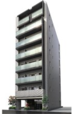 クレイシア月島　外観完成予想CG