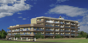 グランファーレ宮の森コートハウス 四季の杜　外観完成予想CG2