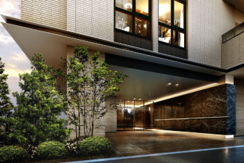 デュオヒルズ円山表参道　エントエランスアプローチ完成予想図