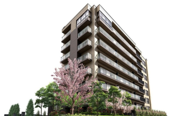 パークホームズ宮ヶ丘　外観完成予想CG