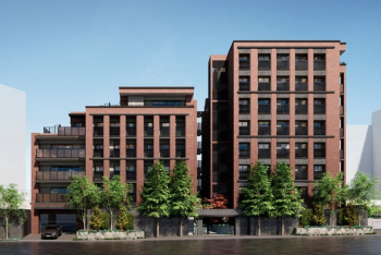 パークホームズ福岡浄水通　外観完成予想CG