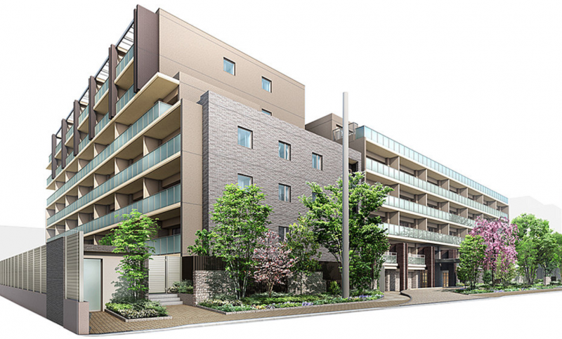 ファイル:プレイスコート喜多見 外観CG.png