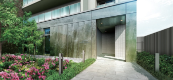 ユニハイム枚方牧野　エントランスアプローチ完成予想CG