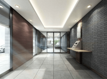 ロイヤルガーデン徳島県庁前　エントエランス完成予想図