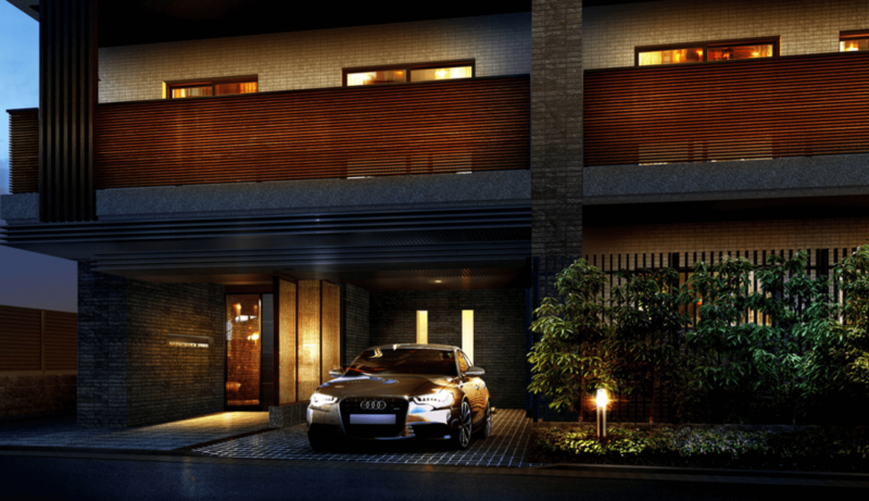 ファイル:オープンレジデンシア谷中 エントランスアプローチ完成予想CG.png