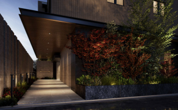 グランクレア名古屋庄内通　エントエランスアプローチ完成予想図