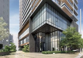 プラウドタワー郡山　エントエランスアプローチ完成予想図