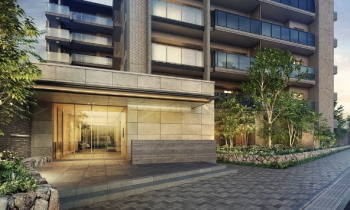 プラウド武庫之荘ガーデンコート　エントエランスアプローチ完成予想図