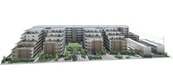 プレミスト大倉山　外観完成予想図1