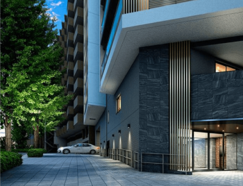 メイツ ザ・マークス新横浜　エントエランスアプローチ完成予想図