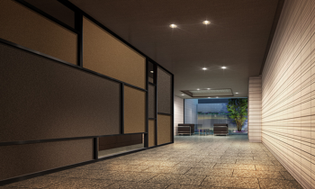 ユニハイム豊中レジデンス　エントランスホール完成予想CG