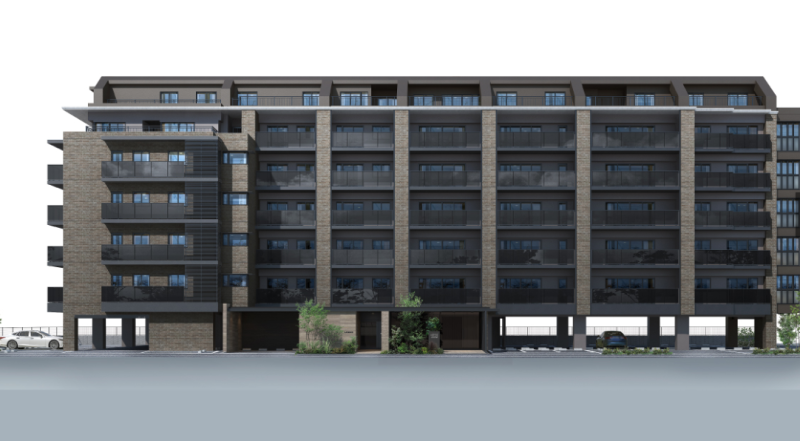 ファイル:アソシア テラス 高宮 外観完成予想CG1.png