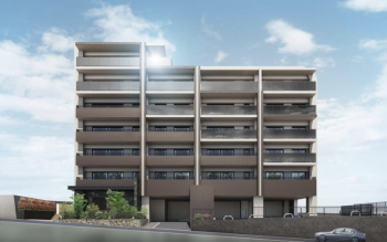 オープンレジデンシア高宮ヒルズ　外観完成予想CG