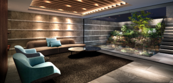 グランドメゾン池田山 エンレアンスラウンジ完成予想CG